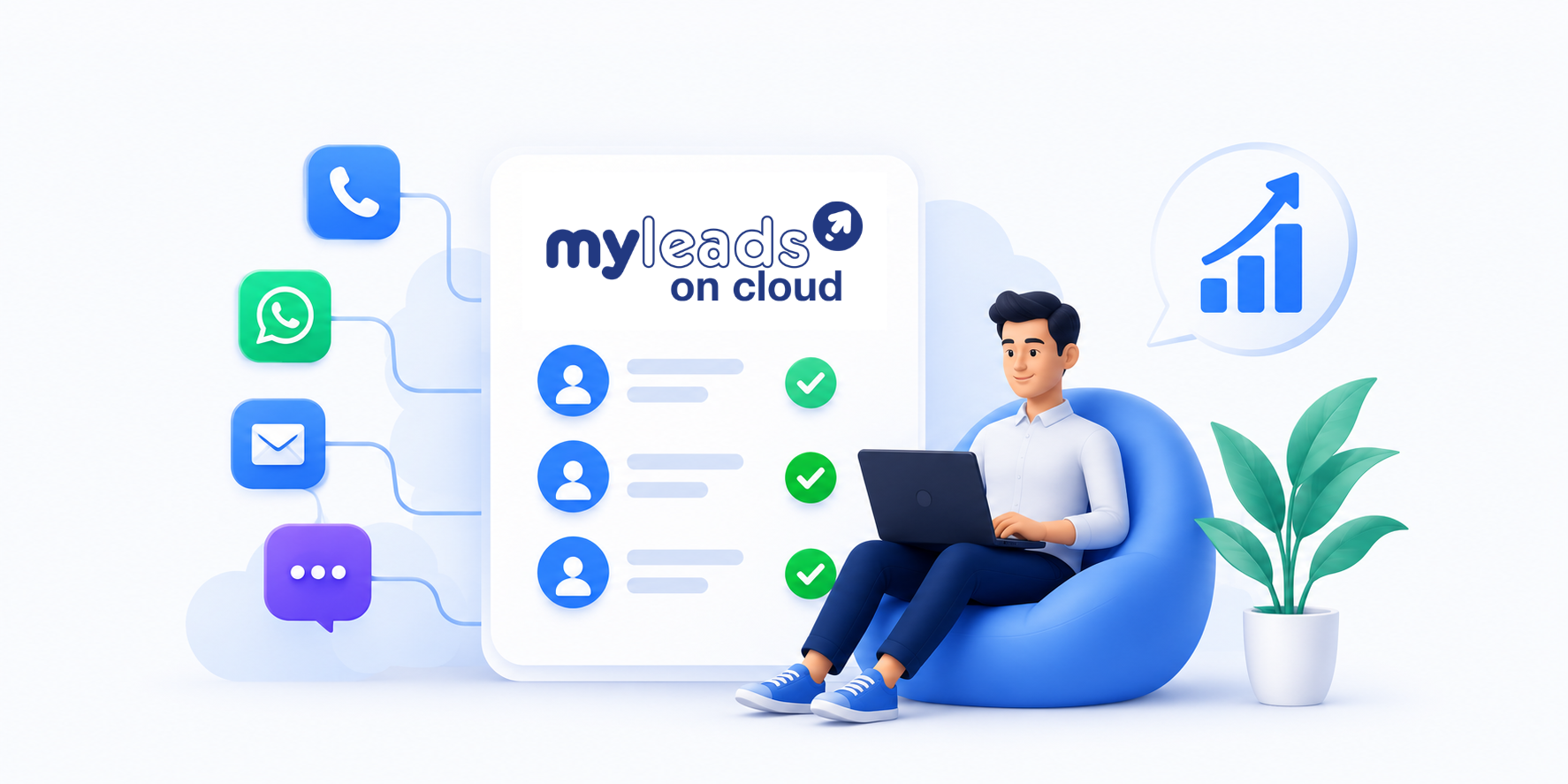 Centralizza, automatizza e fai crescere il tuo processo commerciale con My Leads on Cloud
